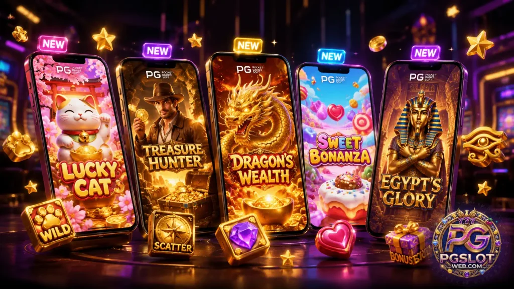 สล็อต pg ที่มีเกมใหม่และน่าสนใจ รีวิว 5 เกมเด็ดจาก PG Soft 2026